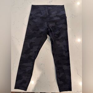 Lululemon camo leggings, size 10 in excellent condition